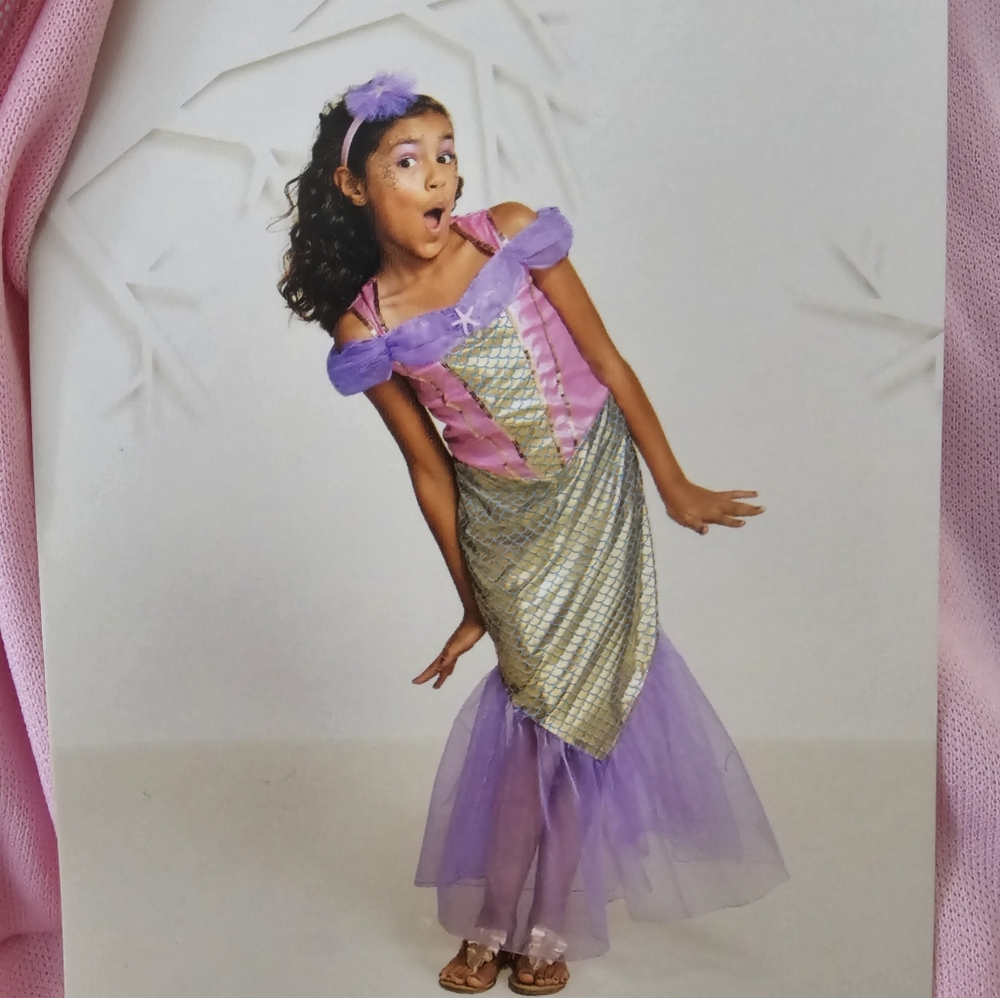 NWT: Hyde & Eek! Boutique Girls' Pink Mermaid Costume - Size M - 🧜🏼‍♀️